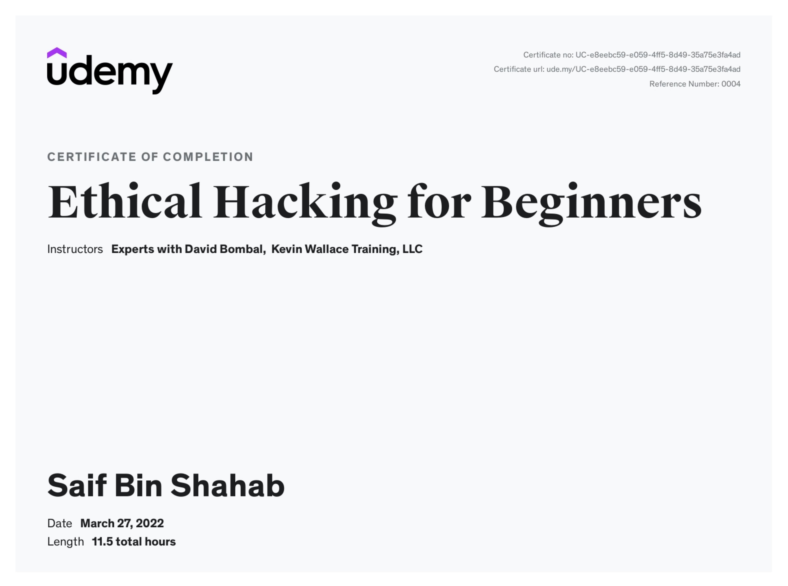 Ethical Hacking for Beginners